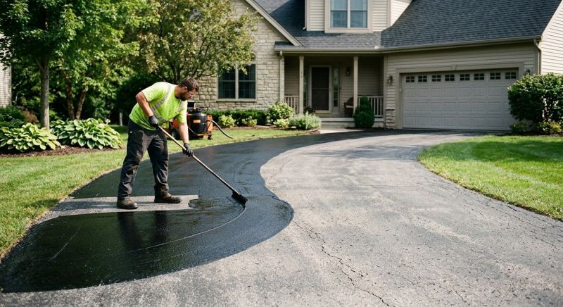 Blacktop Driveway Sealing in Grand Rapids, MI