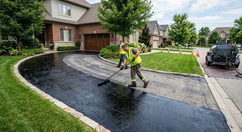 Residential Driveway Sealcoating in Tampa, FL