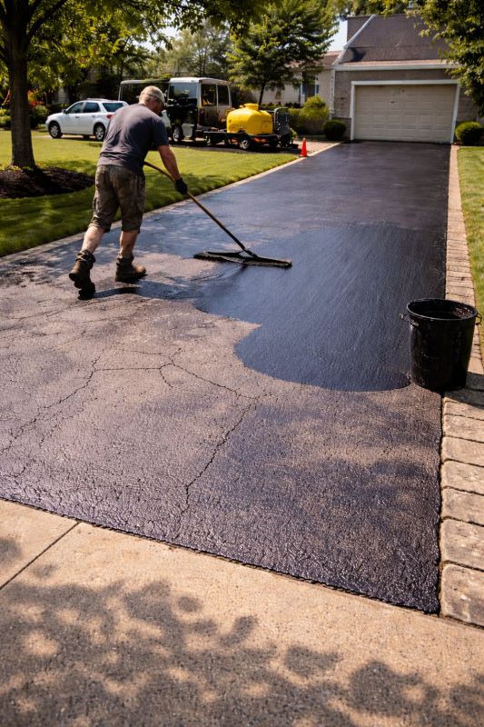 Residential Driveway Sealcoating in Miami Dade County, FL
